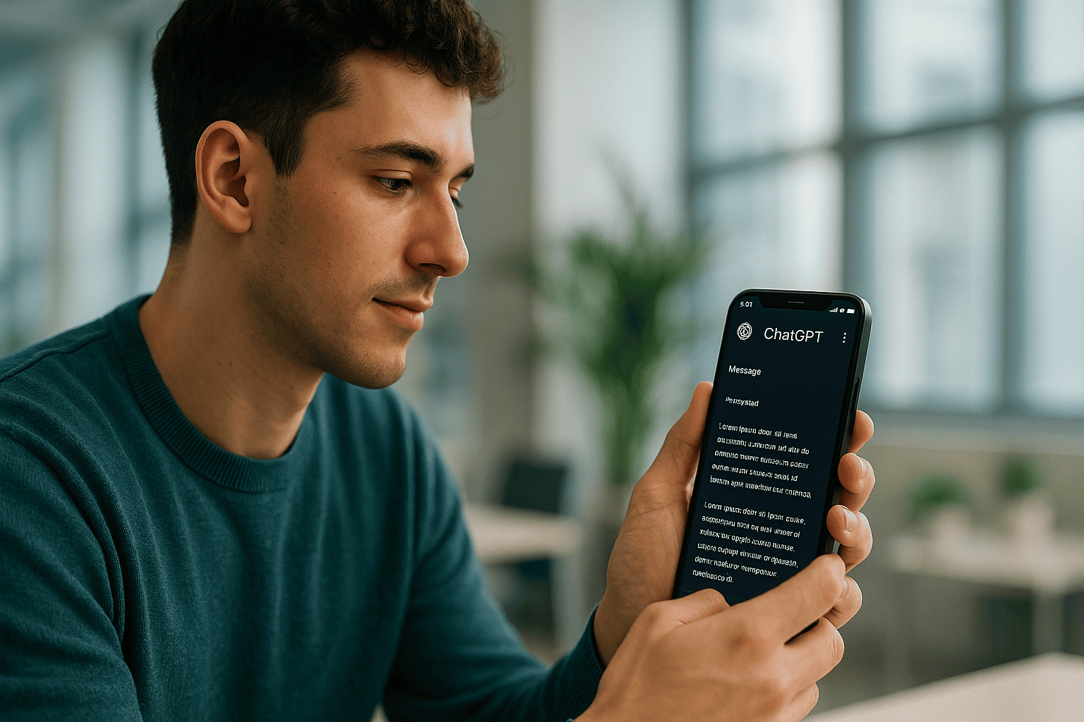 Criando conteúdo com ChatGPT no celular em 2025