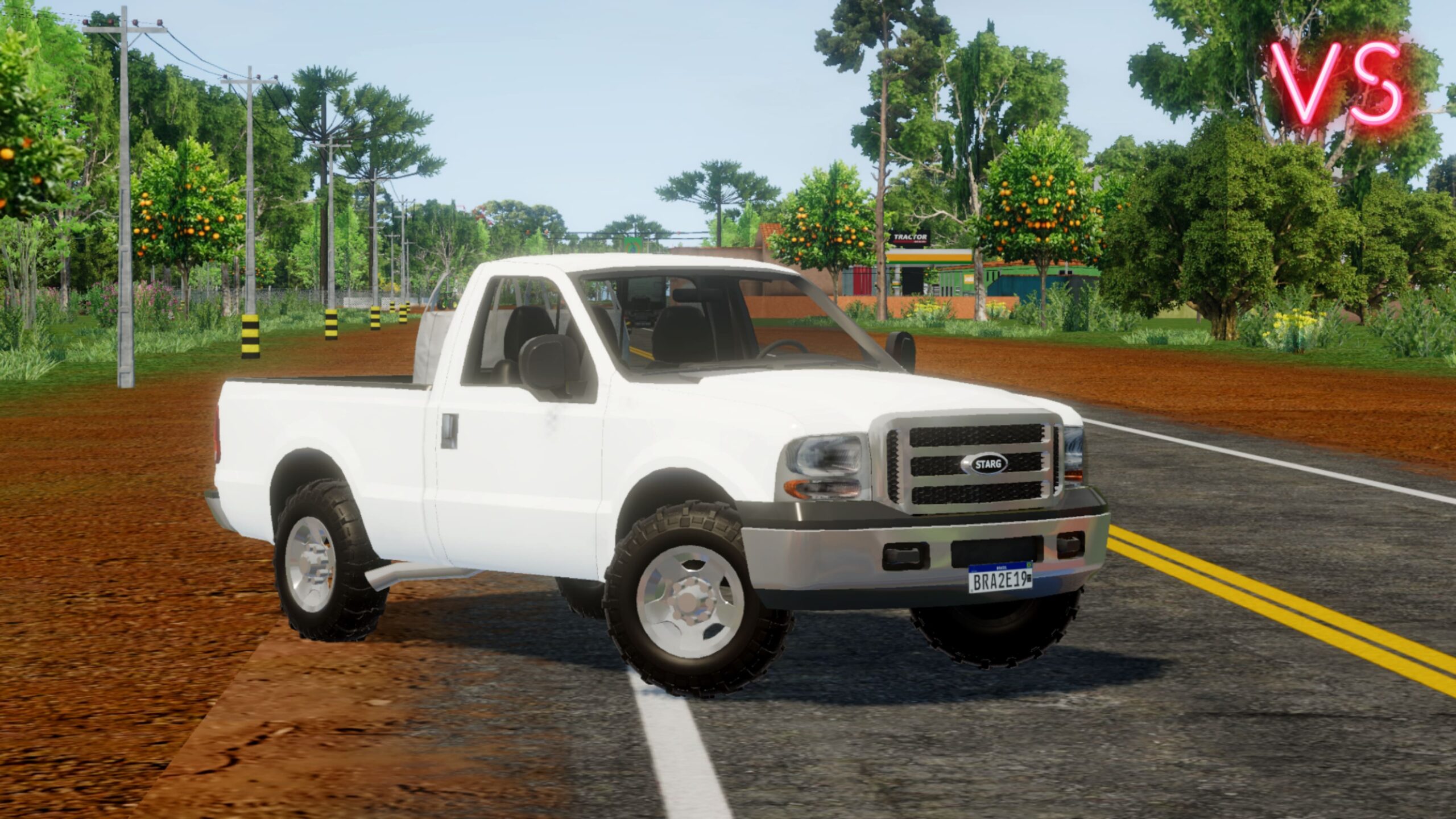 Camionete estacionada