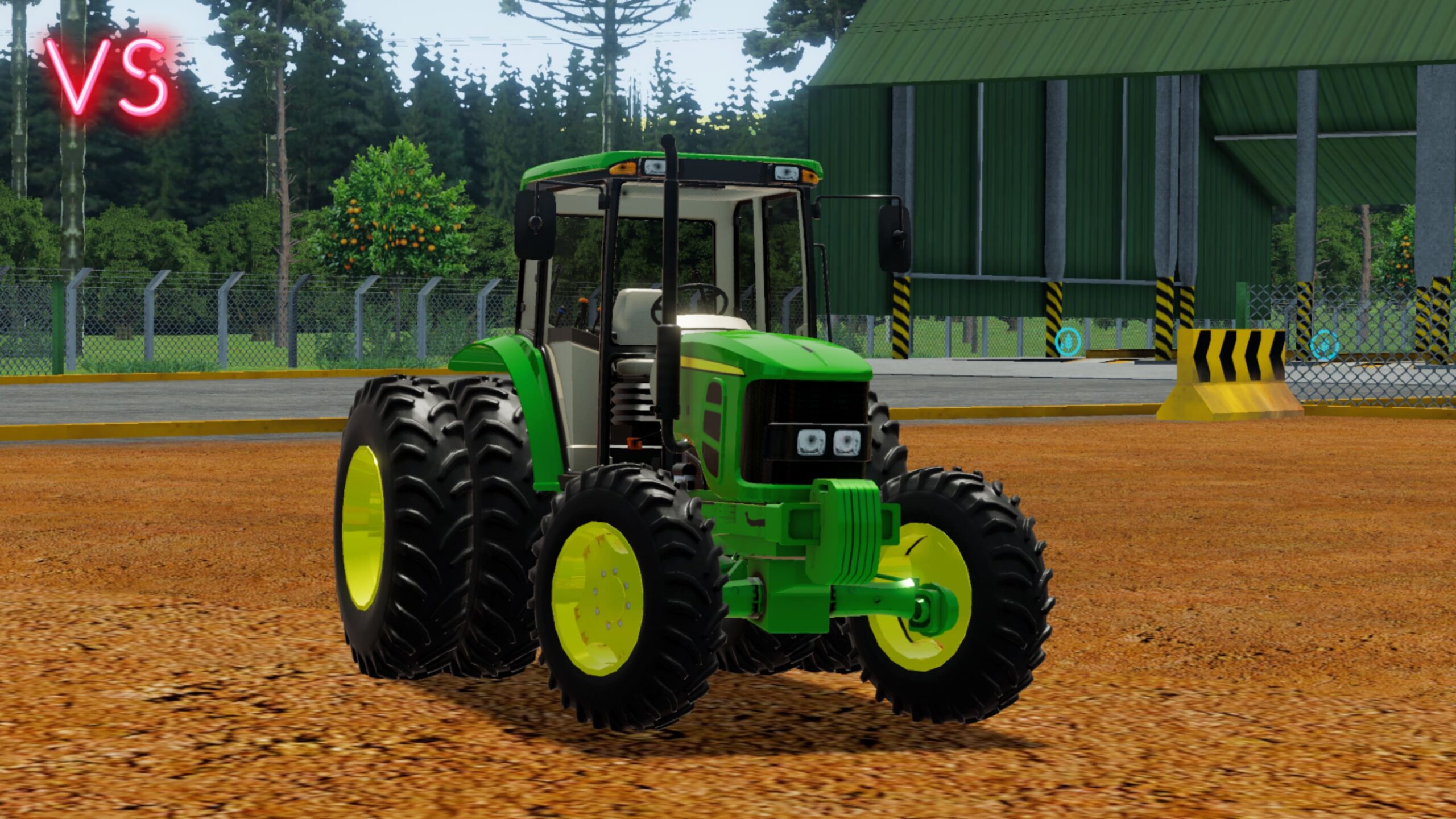 Trator em Farming Sim Brasil