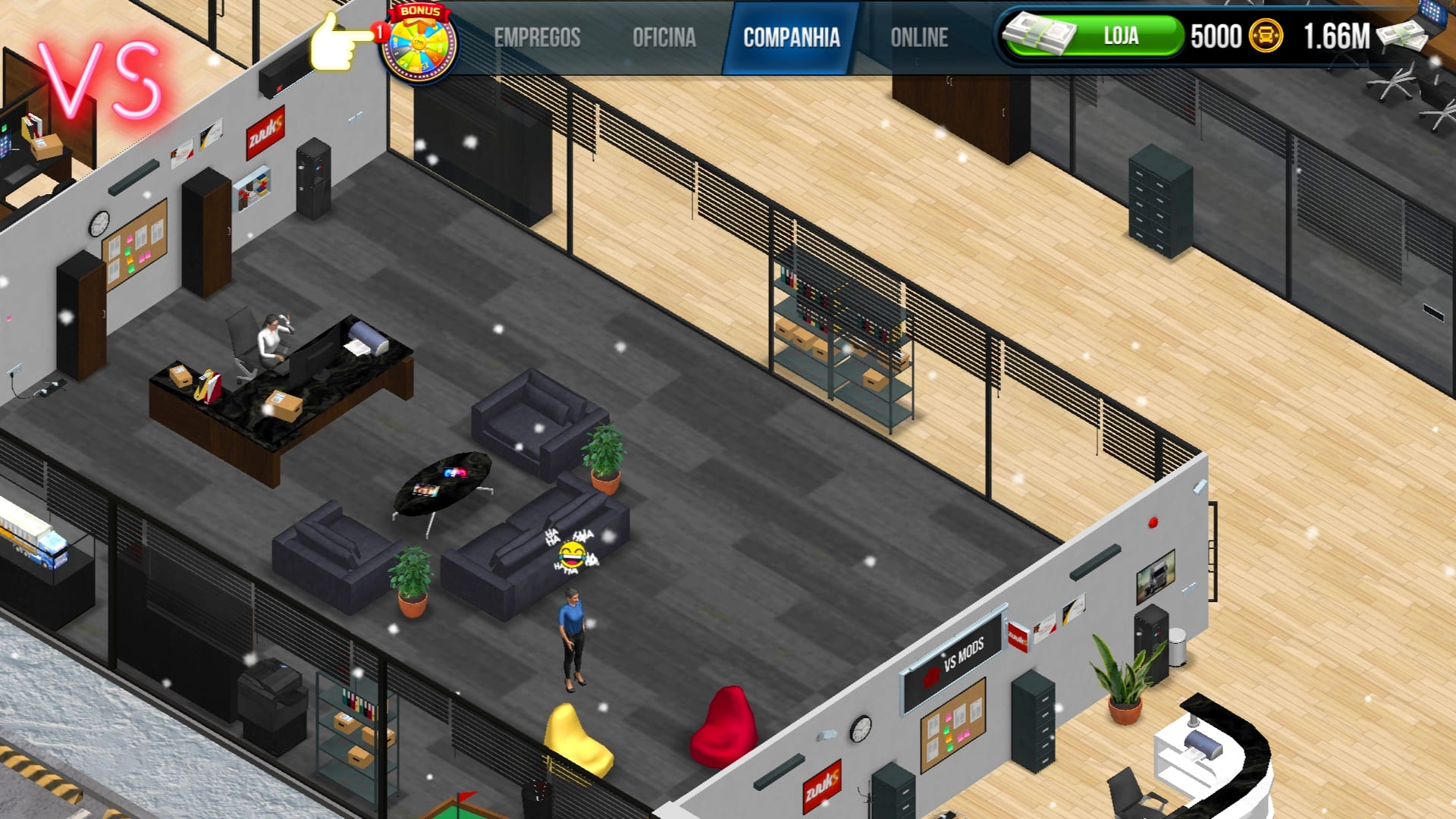 Escritorio nivel maximo no Truck Simulator Ultimate