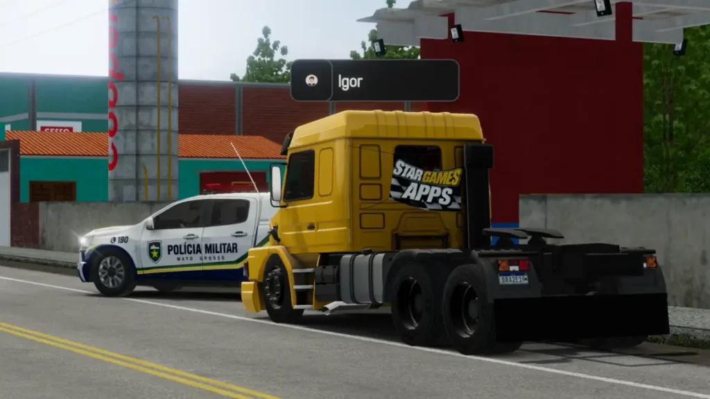 Scania Abordado pela PM